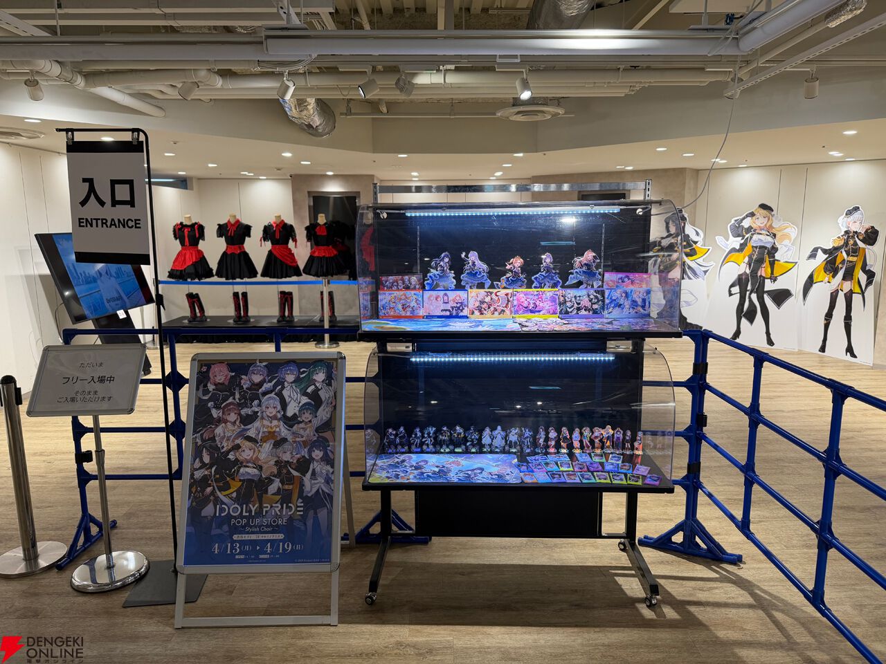 『アイドリープライド』広々した会場に並ぶ描き下ろし衣装パネル、ライブ衣装展示が壮観で眼福！ グッズ展示に物欲がそそられた“POP UP STORE～Stylish Choir～”フォトレポート【ことめぐのアイプラ日記#10】