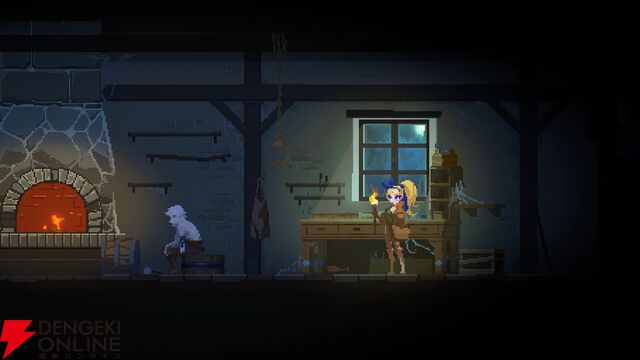 家族と片腕を失った大工と追放された女性大工の鍛冶屋経営シミュレーション『トカトントン：片腕の鍛冶屋』体験版が配信