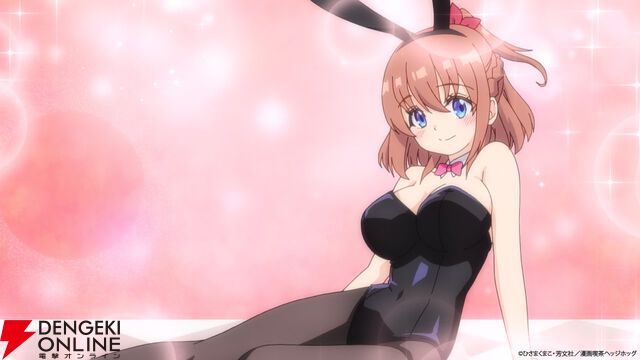 アニメ『一畳間まんきつ暮らし！』2話。猫耳音緒にバニーガール梨絵…ヘッジホッグ閉店の危機を救うのはコスプレ!?