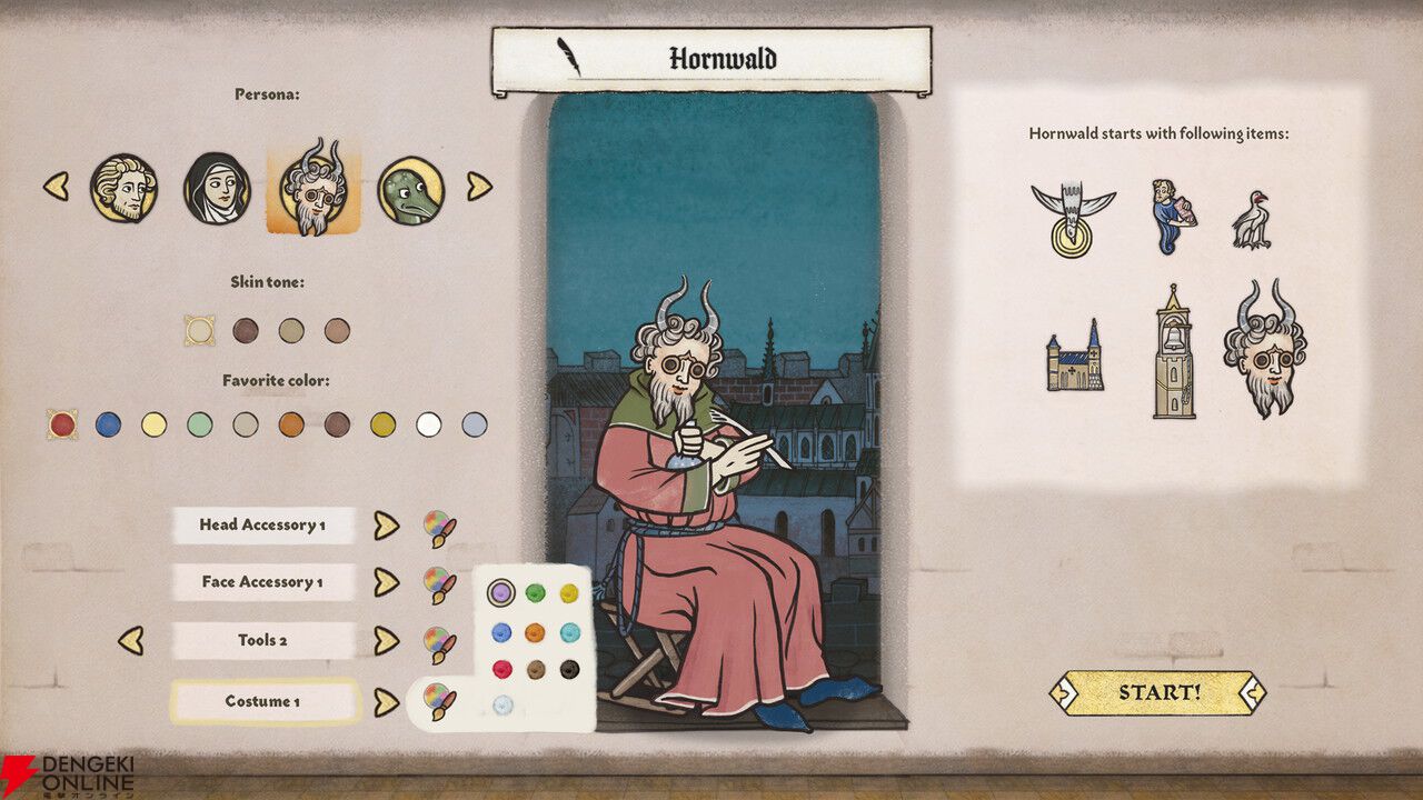 中世の写本風イラストを好きなように制作できる『Scriptorium：Master of Manuscripts』配信。作った作品のシェアもOK