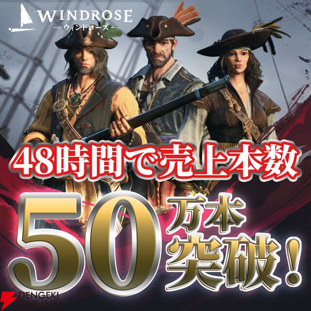 『ウィンドローズ』アーリーアクセス開始から48時間で販売本数50万本突破。同時接続数は10万人に