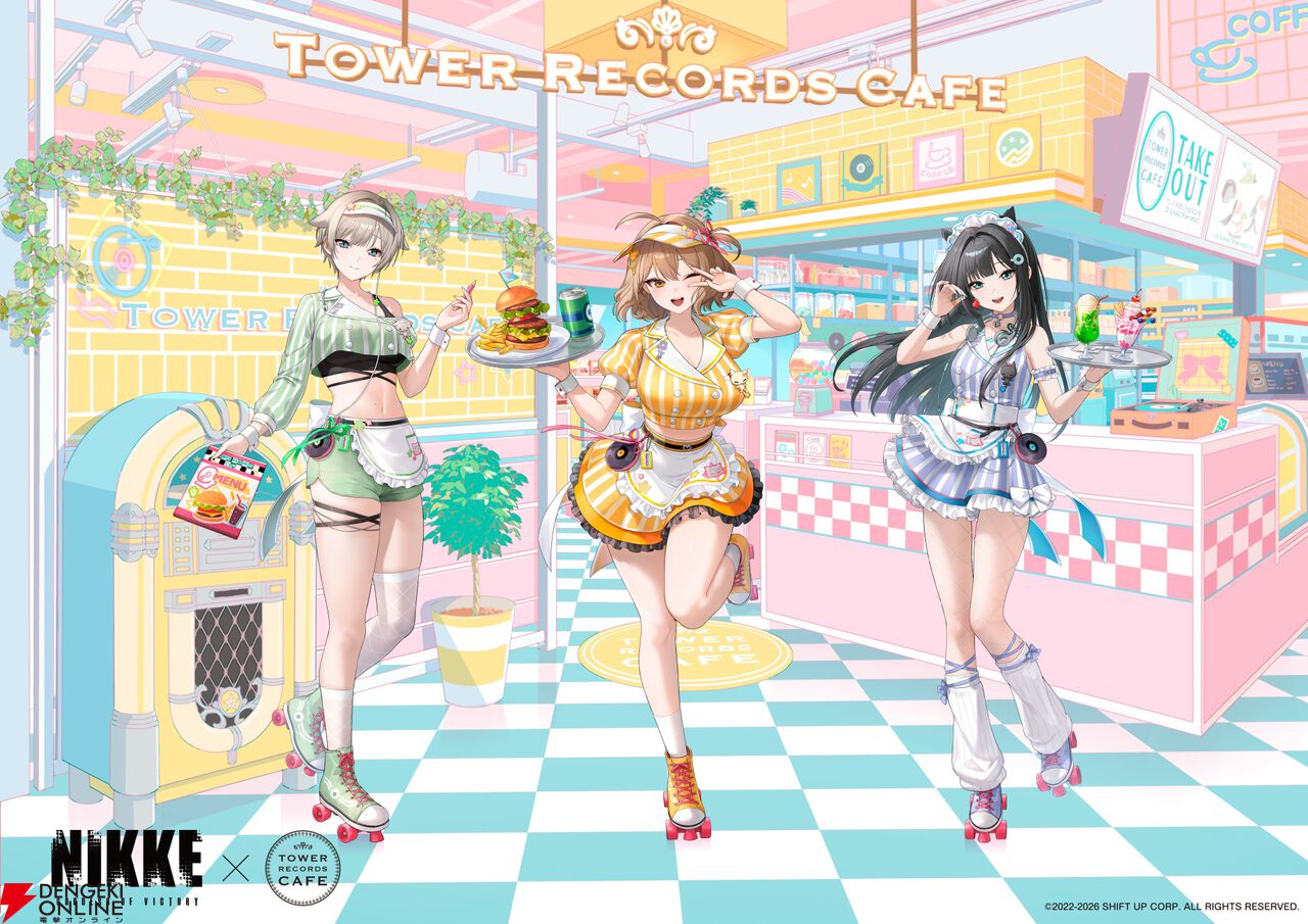 『勝利の女神：NIKKE』タワーレコードコラボ