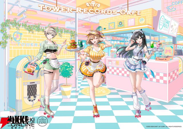 『勝利の女神：NIKKE』タワーレコードコラボ