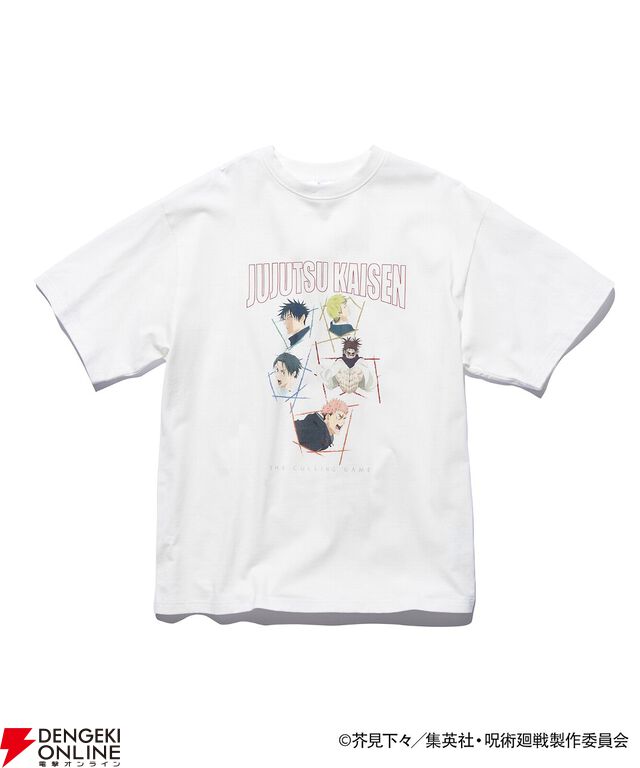 『呪術廻戦』死滅回游×ZOZOTOWNコラボアイテムが4/27販売開始。コガネデザインのシャツ、オリジナルロゴのキャップなど全8型