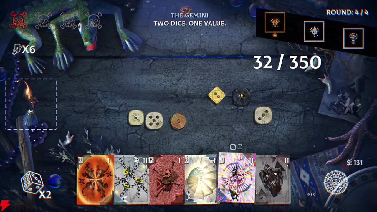 死後の世界でギャンブル。ダイスロール要素もあるデッキ構築型カードゲーム『Bonereader』発表。体験版が配信