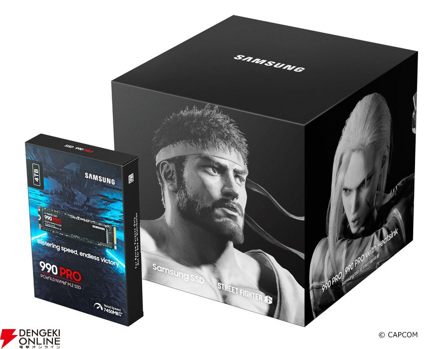 PS5対応】Samsung SSDを購入で『ストリートファイター6』コラボ収納