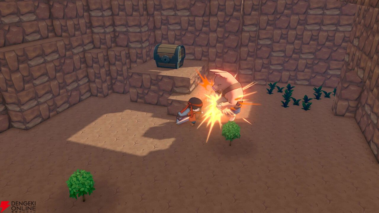 魔王城のとなりで村づくりするアクションRPG『ワロタ、俺の家のとなり魔王城www』発表。Steamは2026年冬配信