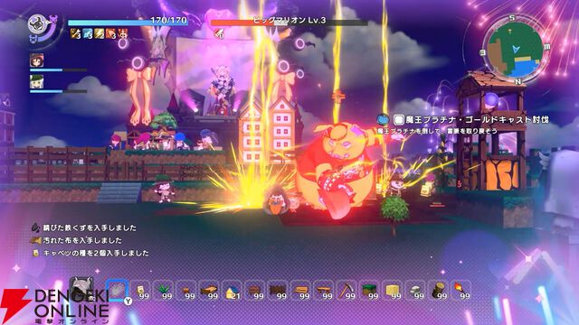 魔王城のとなりで村づくりするアクションRPG『ワロタ、俺の家のとなり魔王城www』発表。Steamは2026年冬配信
