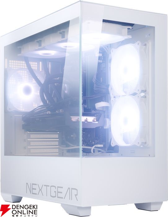 【超お買得】特注アクリル付きゲーミングPC　配信等 NEXTGEARガラスサイドパネルを採用したゲーミングPC店舗限定モデルなど