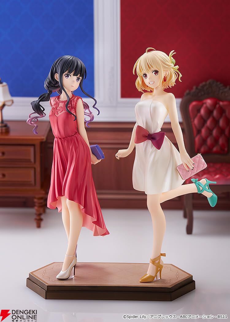 リコリコ』千束＆たきながドレス姿でアフターパーリィ!? 2人のポッパレ