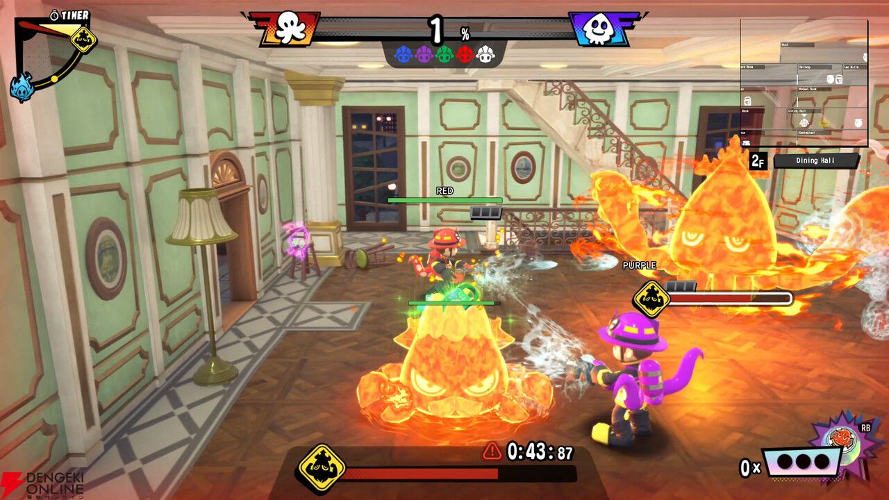 人狼系アクション『OCTOPinbs』5/12発売。ゲーム実況者おついちによる先行プレイ動画が公開決定