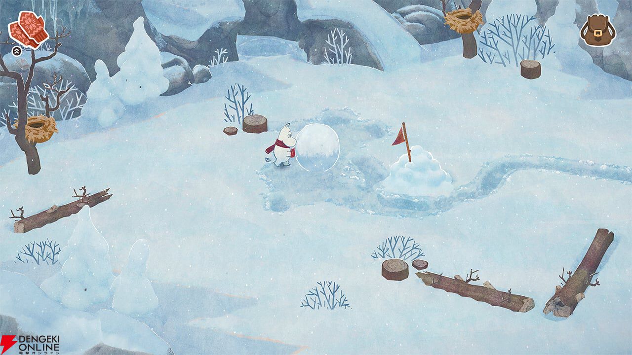 ムーミンって冬眠するんだ！ からはじまる冬の心あたたまる冒険『ムーミントロール：冬のぬくもり』【Switchで遊べる気になるインディー/電撃インディー】