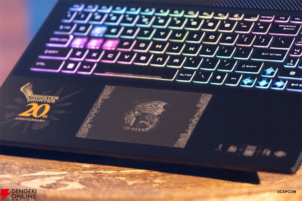 モンハン』リオレウスを刻印したMSIコラボゲーミングノートPC発売 