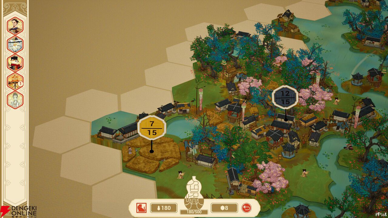 東洋山水画とパズル×建築を融合した『千里山河録』Steamページが公開。理想の桃源郷を作ろう