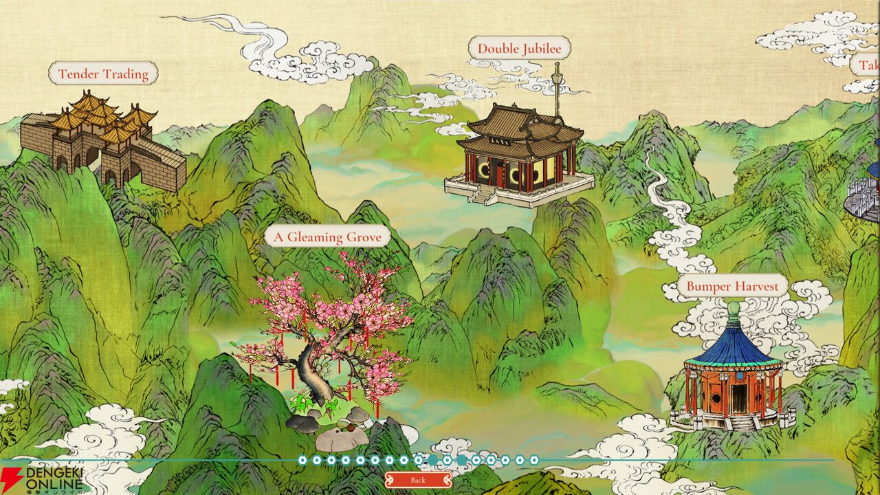 東洋山水画とパズル×建築を融合した『千里山河録』Steamページが公開。理想の桃源郷を作ろう