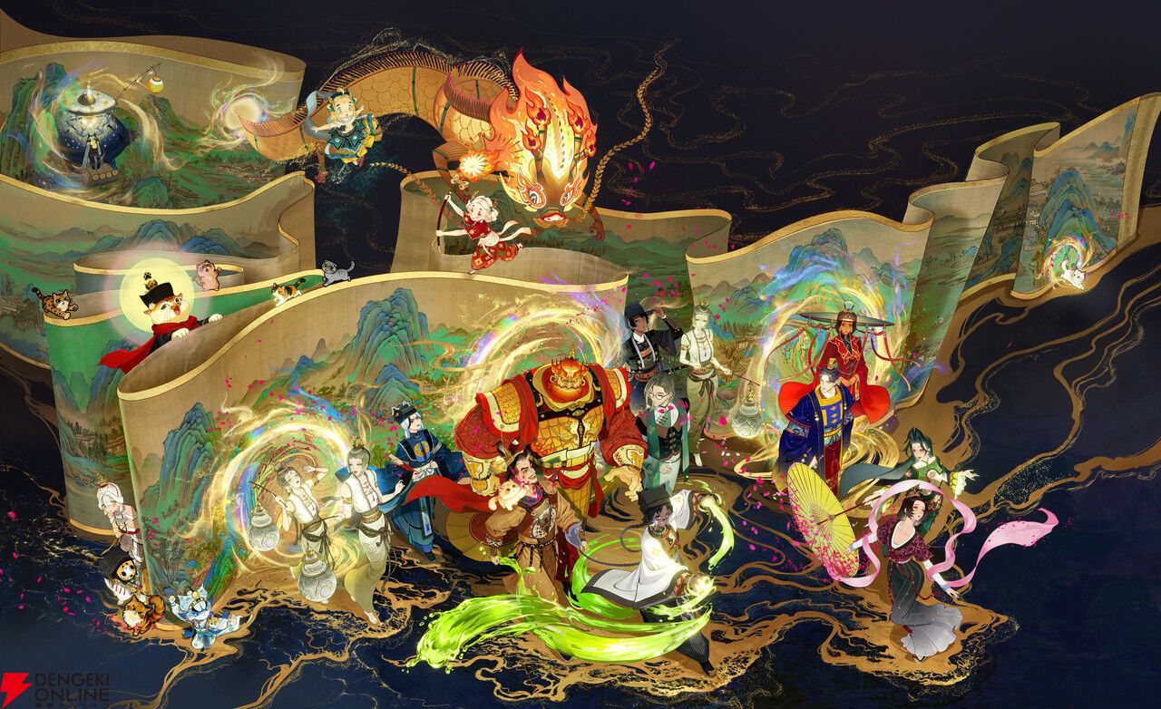 東洋山水画とパズル×建築を融合した『千里山河録』Steamページが公開。理想の桃源郷を作ろう