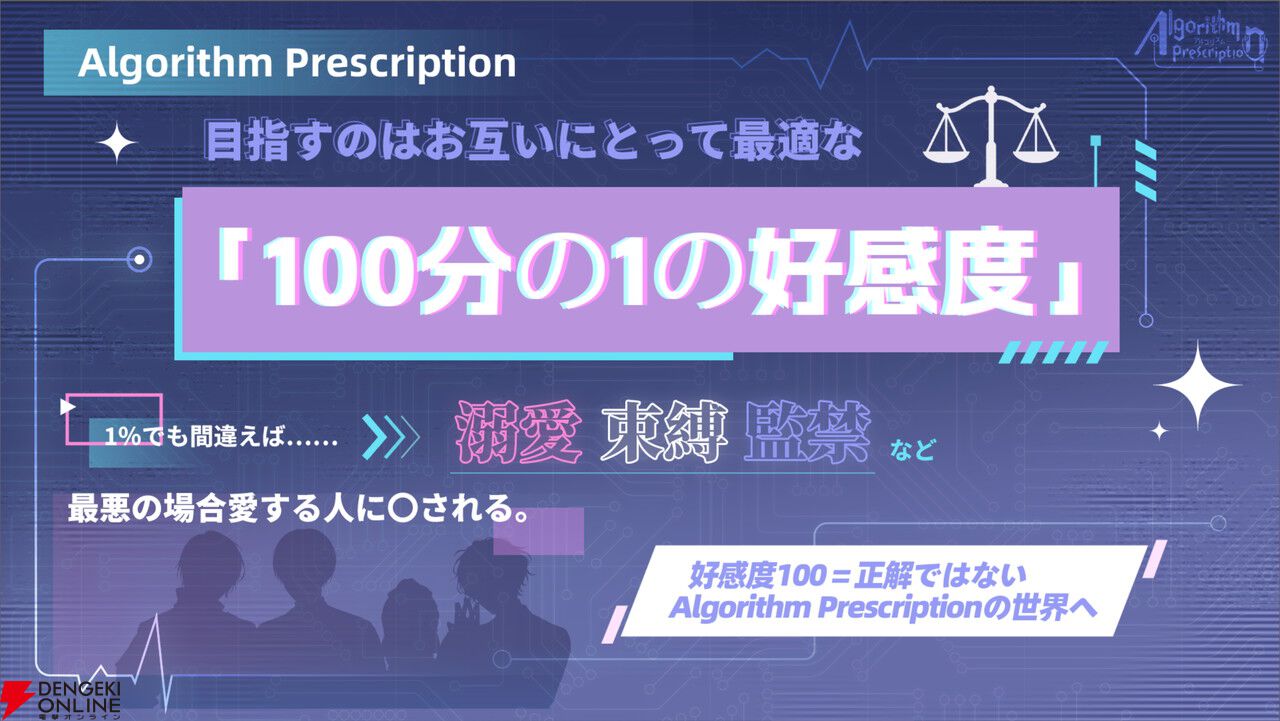 沼系恋愛ビジュアルノベル『アルゴリズム プレスクリプション』無料体験版が配信開始