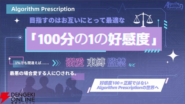 沼系恋愛ビジュアルノベル『アルゴリズム プレスクリプション』無料体験版が配信開始