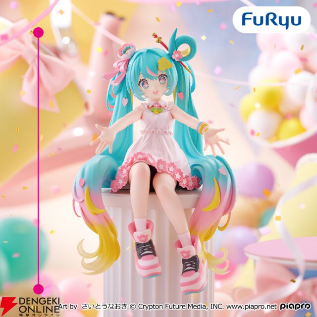 初音ミク】10周年記念の《ぬーどるストッパー》が登場。パステルカラー