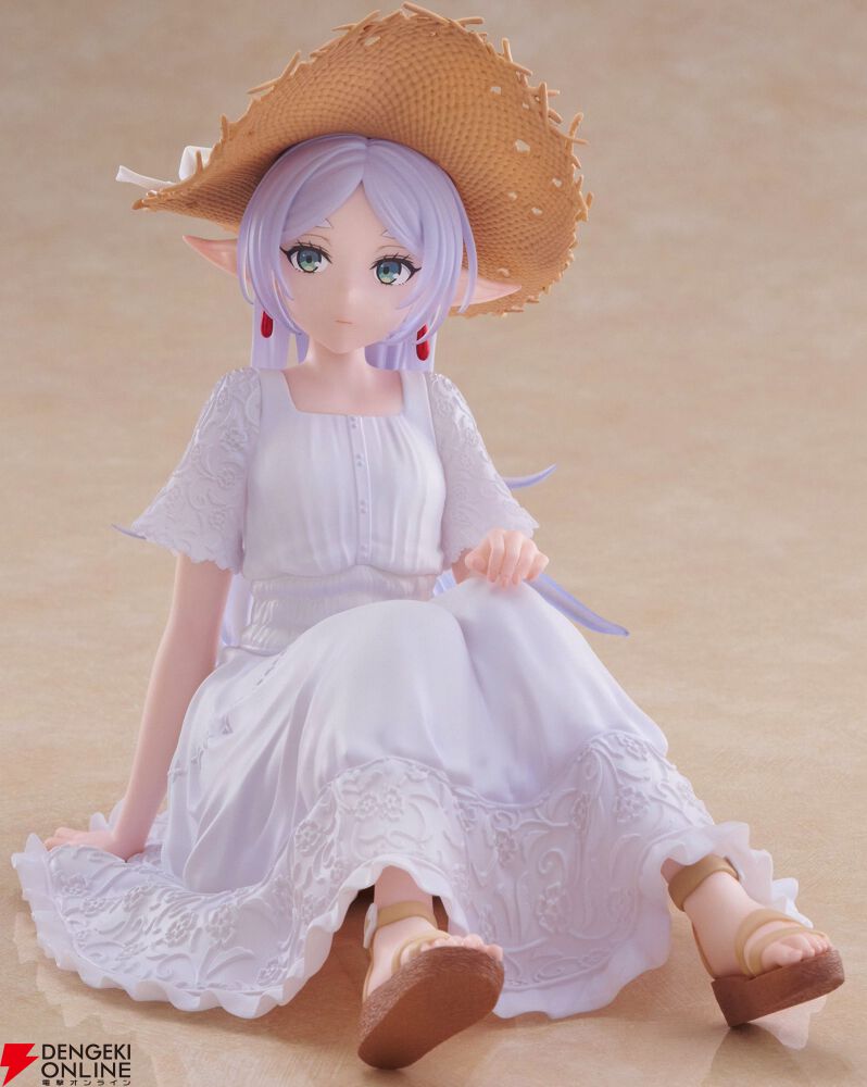 葬送のフリーレン】サマーワンピース姿のフリーレンが《Desktop Cute