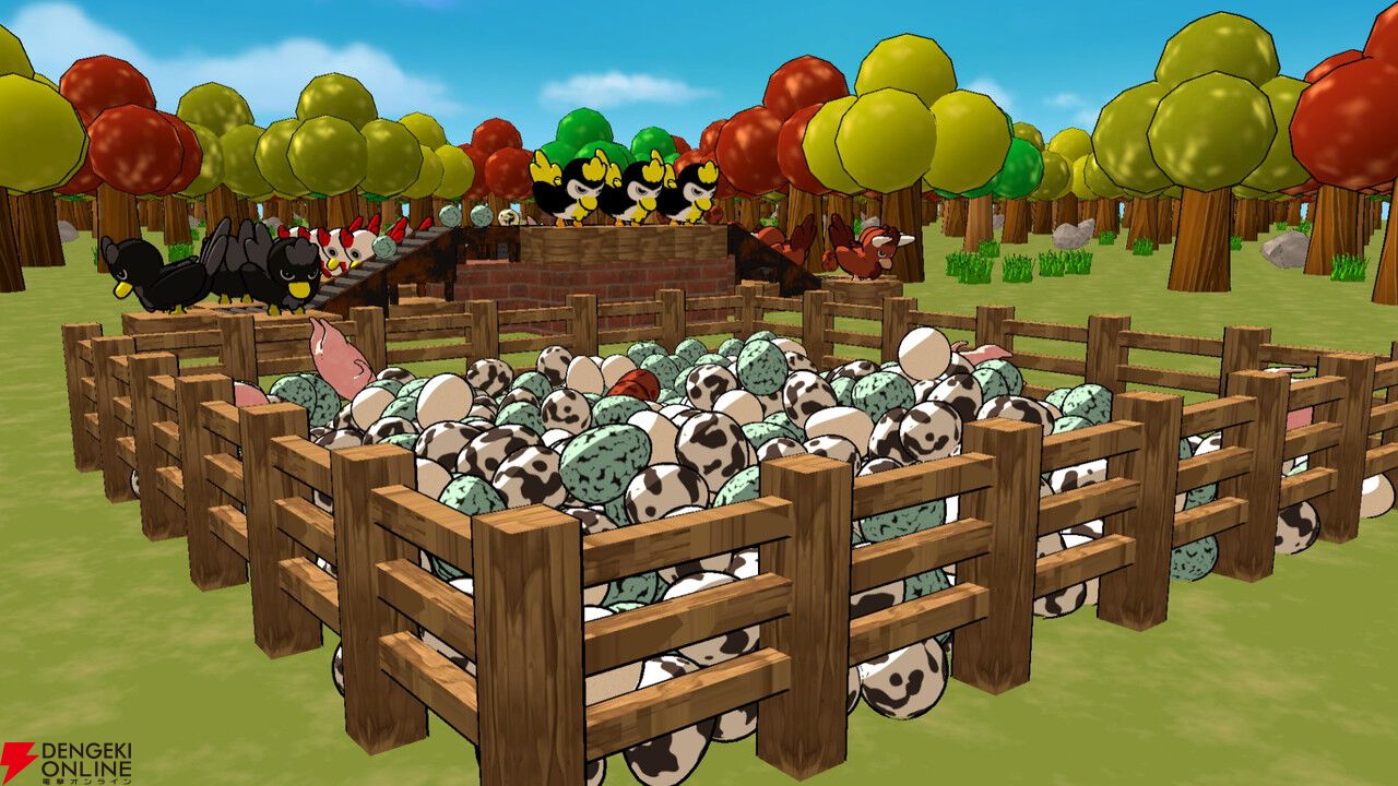 卵を割らないように10億稼ごう！ 物理演算×養鶏自動化『Billion Egg Farm』Steamストアページが公開