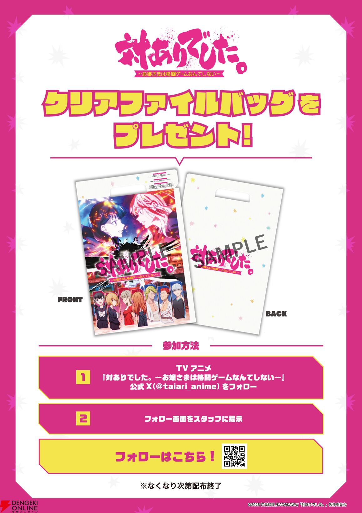 アニメ『対ありでした。～お嬢さまは格闘ゲームなんてしない～』