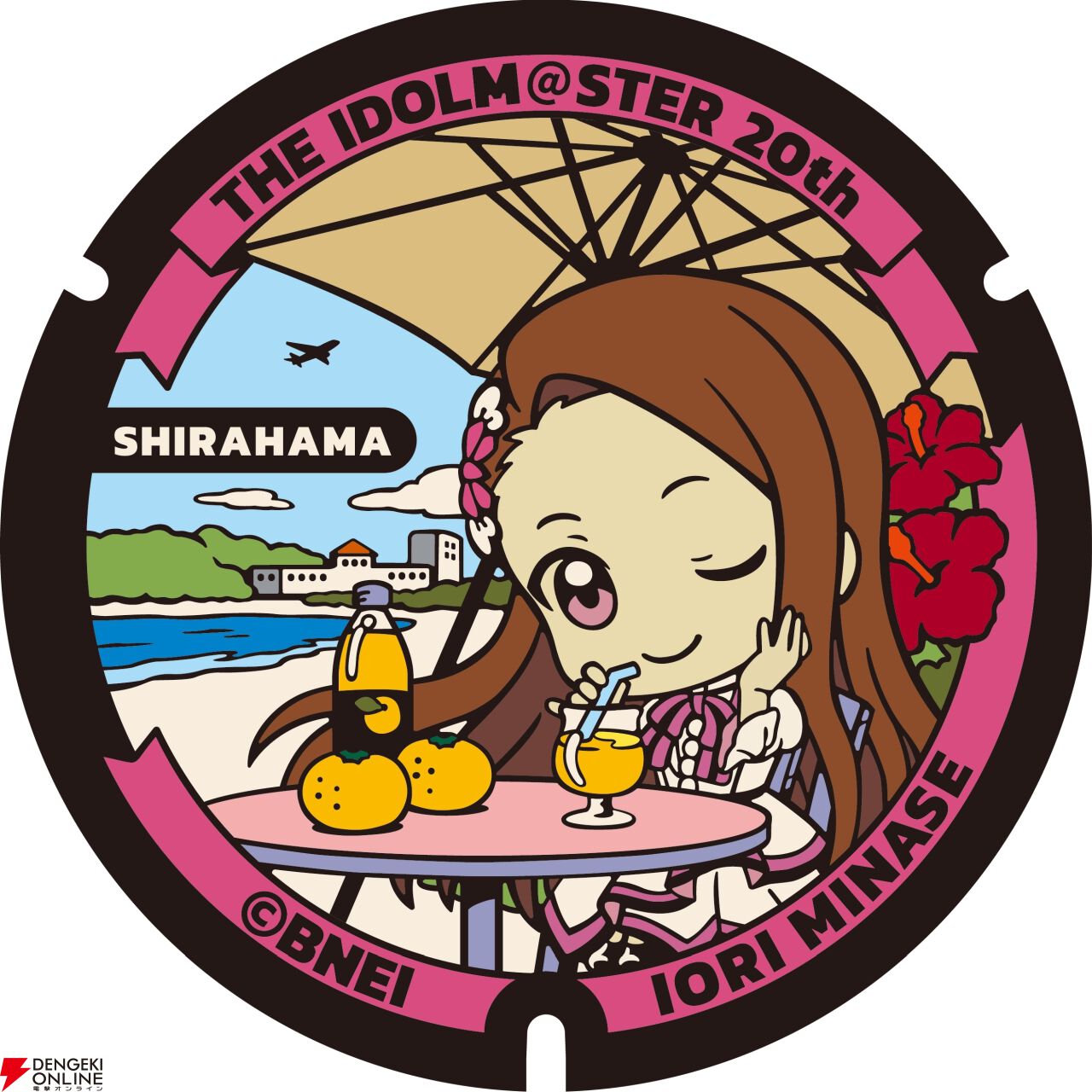 『アイマス』水瀬伊織マンホール【アイドルマスター】
