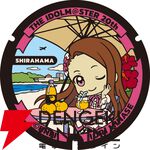 『アイマス』水瀬伊織マンホール【アイドルマスター】