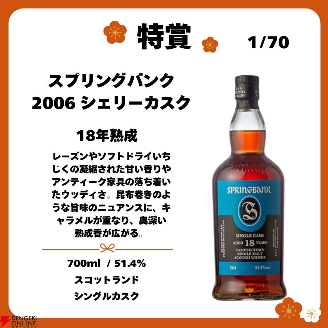 希少なスプリングバンク18年シェリーカスク2006を5,500円で狙える