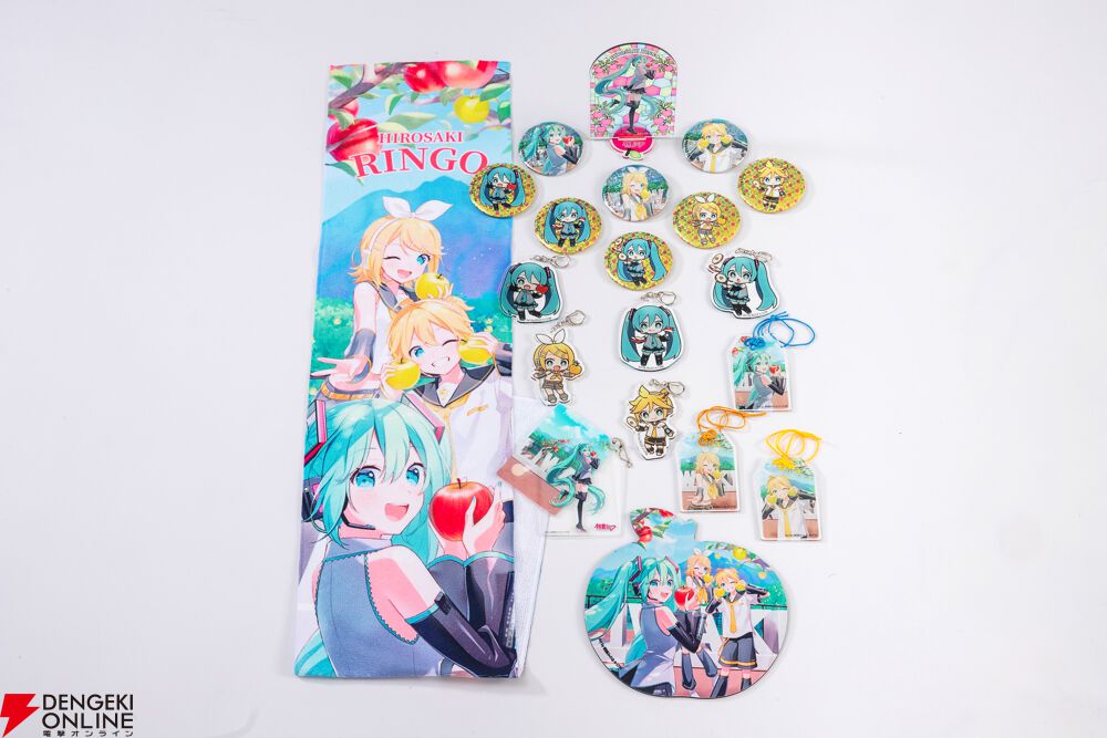 初音ミク】弘前コラボグッズの受注販売開始。桜ミク＆りんごミクの新作