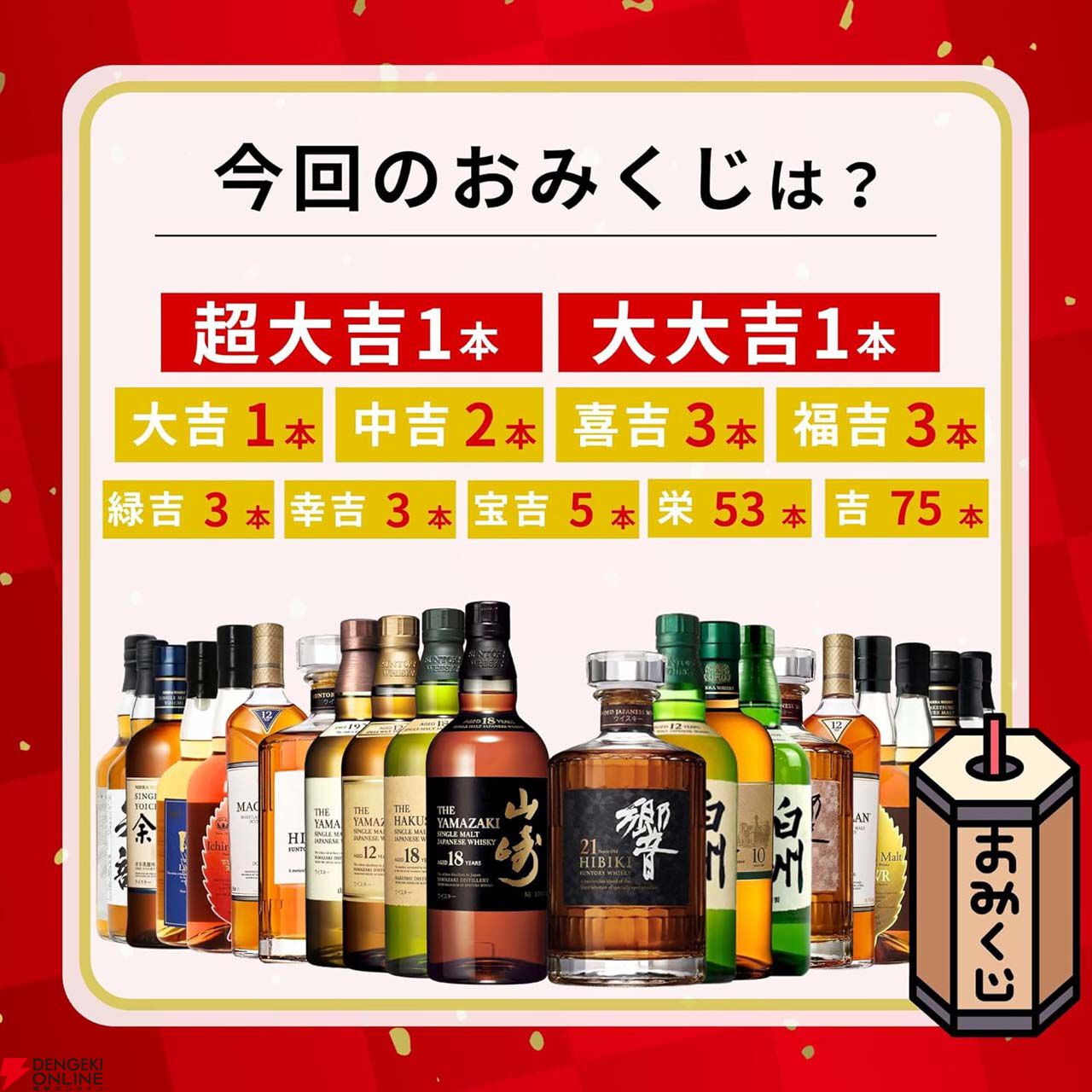 11,999円で山崎18年＋響21年、白州18年＋白州12年、山崎12年＋宮城峡10