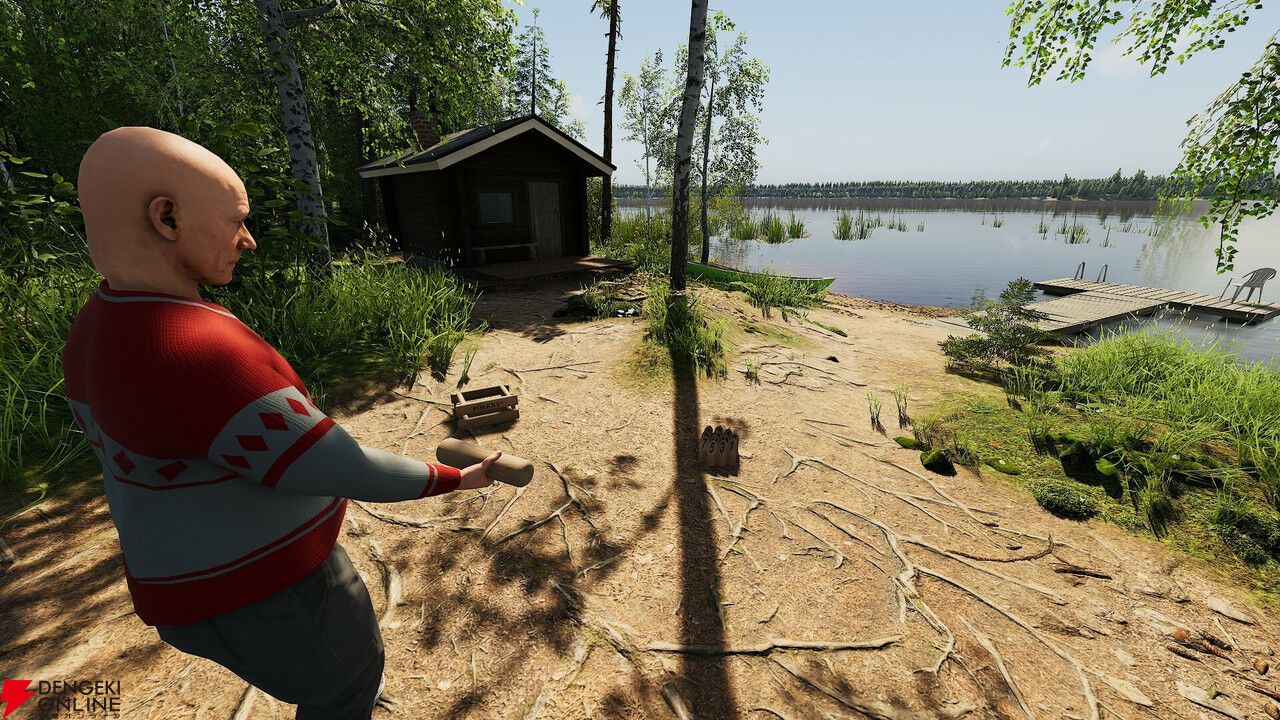 湖畔でまったりサウナ、釣り、ビール！『フィンランド・コテージ・シミュレーター』が日本語対応