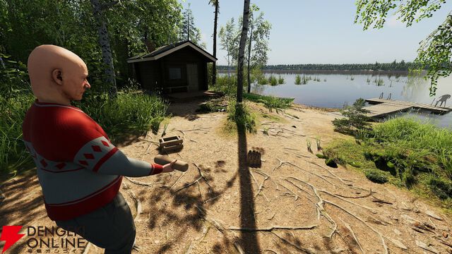 湖畔でまったりサウナ、釣り、ビール！『フィンランド・コテージ・シミュレーター』が日本語対応