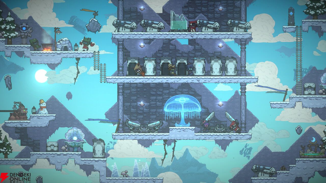 崩れた浮島の世界で自由に建設を楽しめる『雲ぐらしの民』早期アクセス版が配信中。日本語にも対応