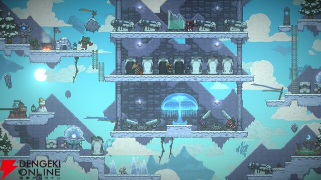 崩れた浮島の世界で自由に建設を楽しめる『雲ぐらしの民』早期アクセス版が配信中。日本語にも対応