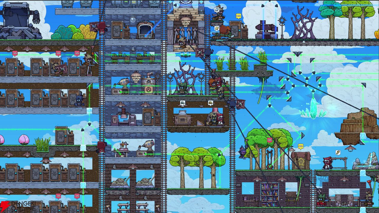 崩れた浮島の世界で自由に建設を楽しめる『雲ぐらしの民』早期アクセス版が配信中。日本語にも対応