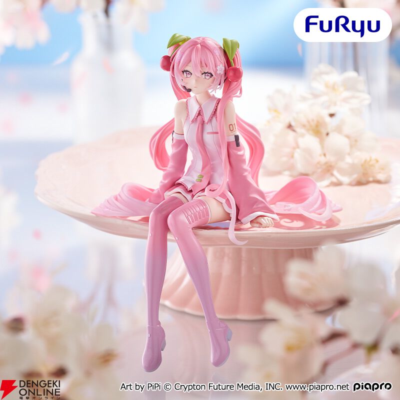 桜ミク』が《ぬースト》に登場。PiPi氏の美麗イラストを再現した