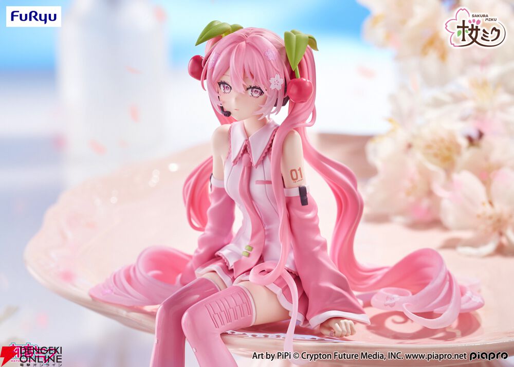 桜ミク』が《ぬースト》に登場。PiPi氏の美麗イラストを再現した