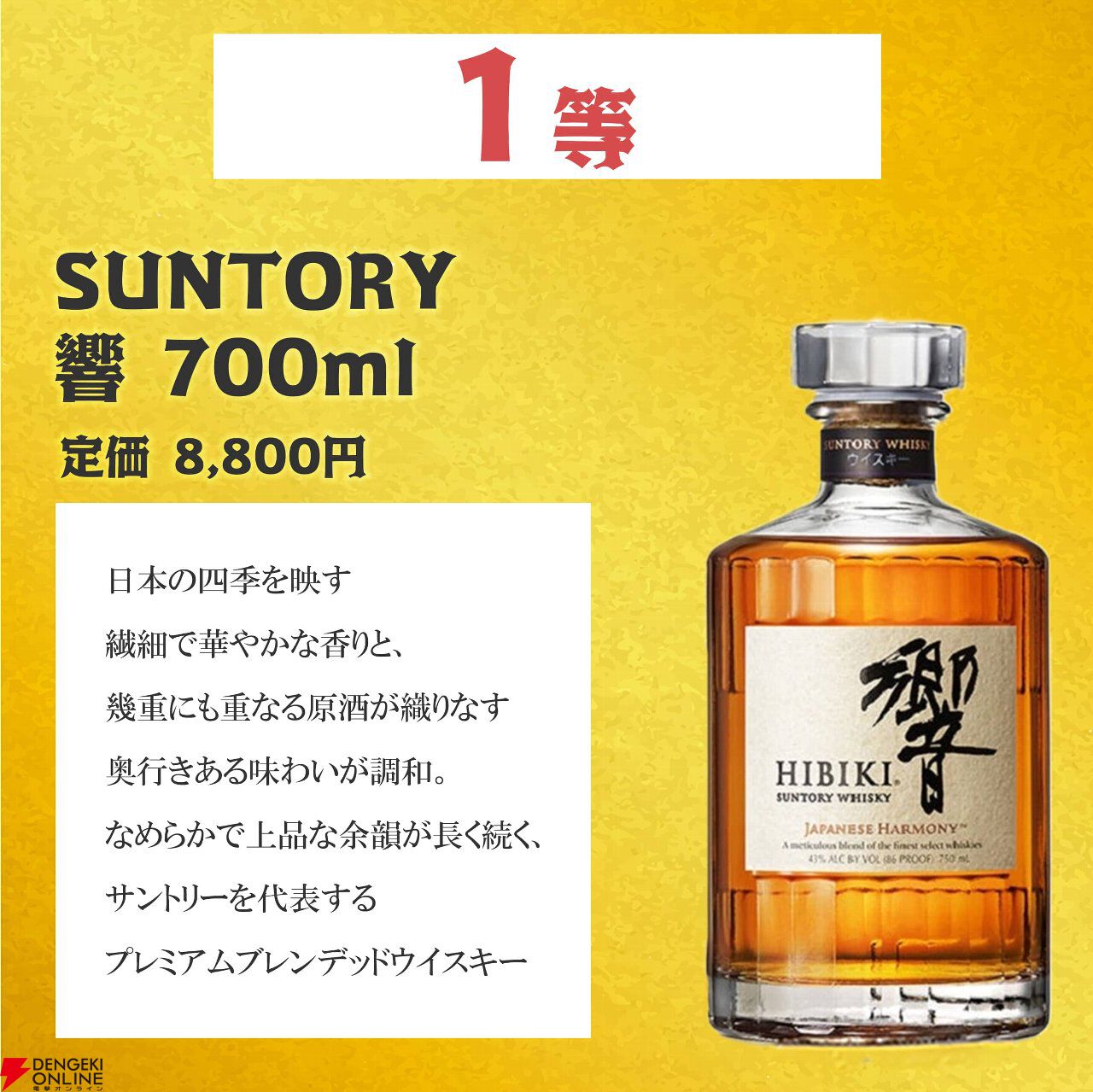 4,480円で響や竹鶴を狙え。お手頃価格のウイスキーくじ『お酒くじ』第1