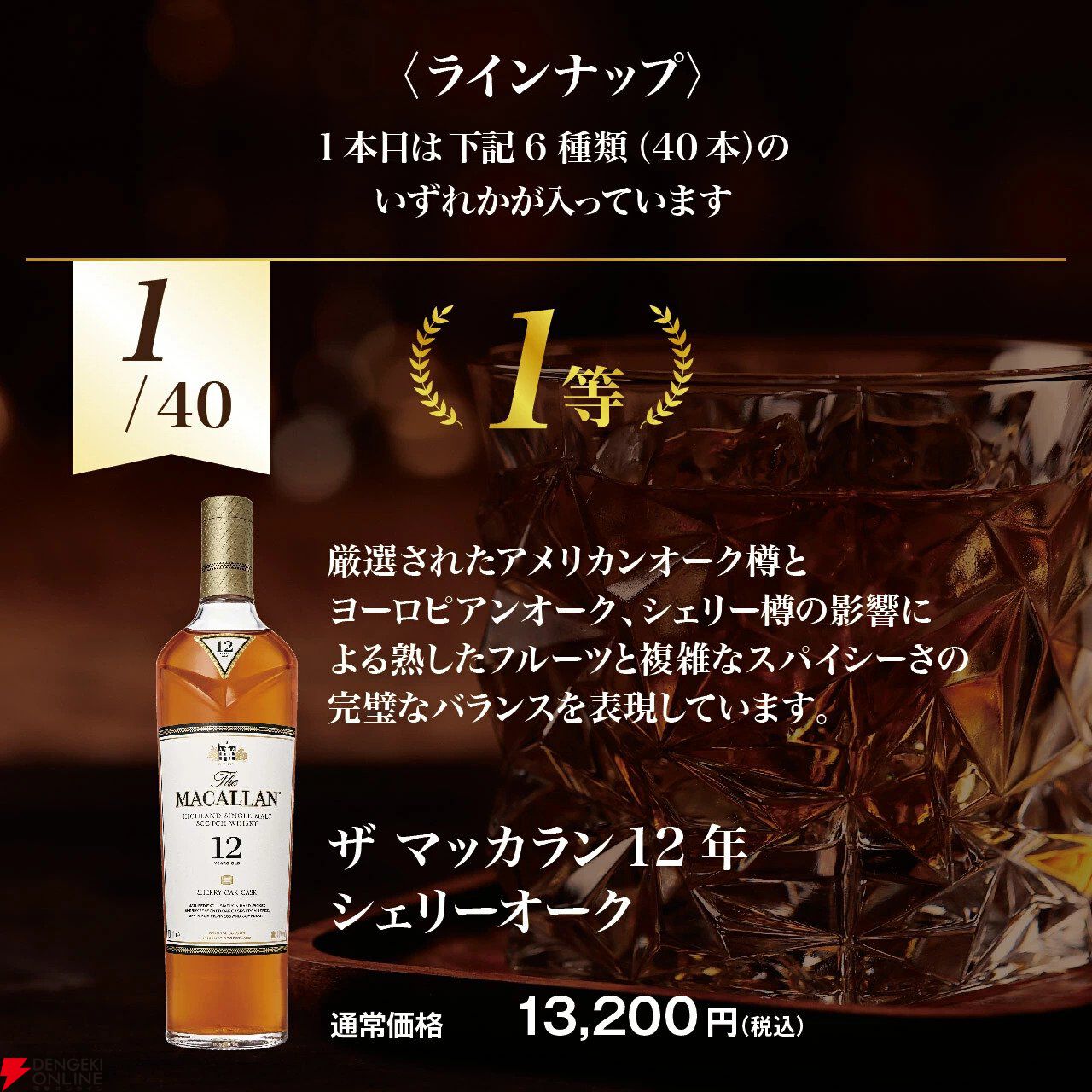 マッカラン12年、イチローズ、竹鶴などがランダムの1枠にラインナップ。16,800円の『ウイスキー5本福袋』は飲み比べにも最適