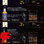マッカラン12年、イチローズ、竹鶴などがランダムの1枠にラインナップ。16,800円の『ウイスキー5本福袋』は飲み比べにも最適