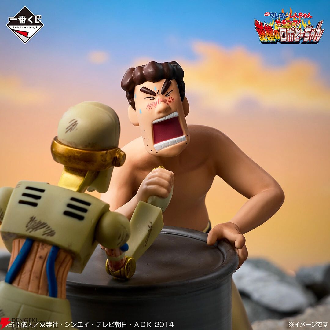 劇場版『クレヨンしんちゃん』の名シーンフィギュアや野原一家の