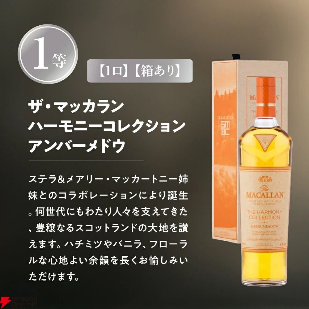 賞品はすべてザ・マッカラン。ダブルカスク18年も狙える13,980円の『ウイスキーくじ』が販売中