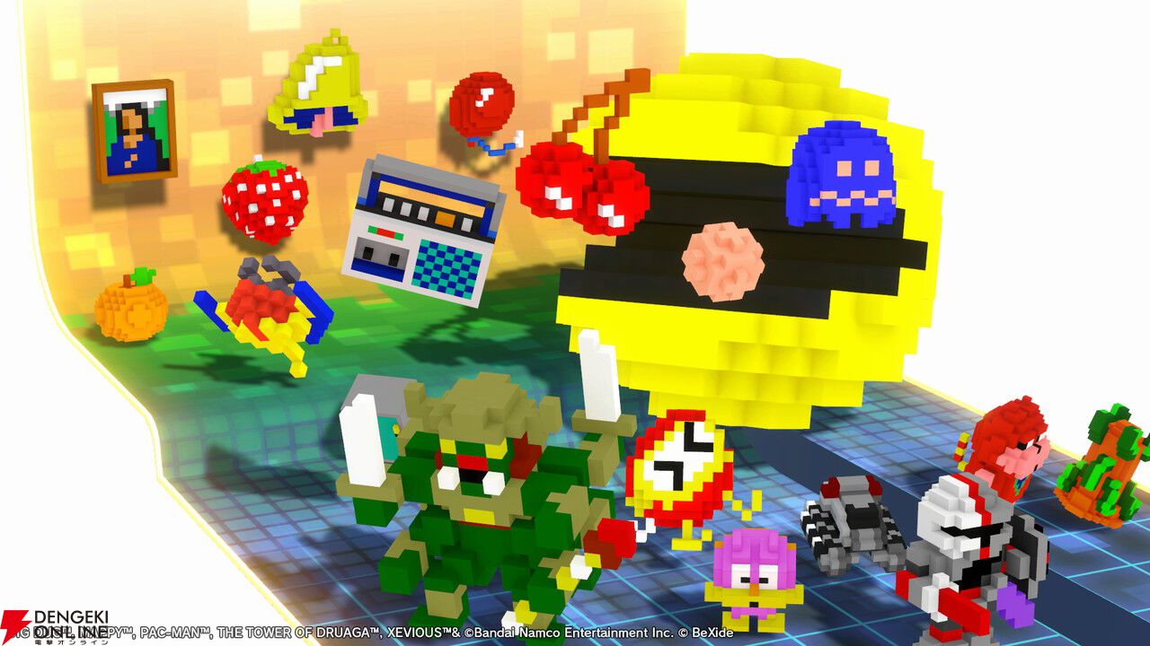 パックマンやマッピーを積み上げてくっつける3Dパズル『ナムコ レジェンダリー マウンテンズ』2026年夏配信