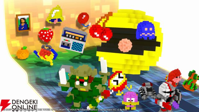パックマンやマッピーを積み上げてくっつける3Dパズル『ナムコ レジェンダリー マウンテンズ』2026年夏配信