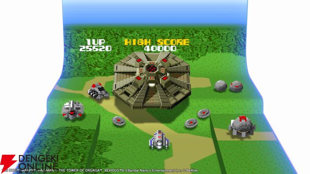 パックマンやマッピーを積み上げてくっつける3Dパズル『ナムコ レジェンダリー マウンテンズ』2026年夏配信
