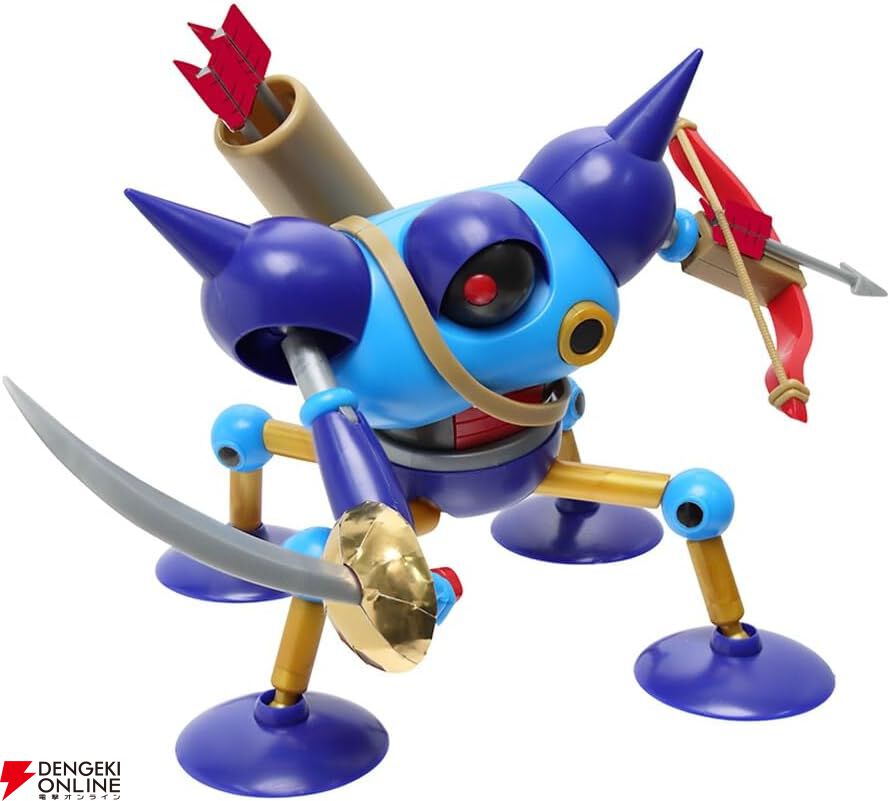 ドラゴンクエスト！ドラゴンキラー40th スペシャルモデル ドラクエ』キラーマシンがプラモデル化。四肢が広域に可動、無塗装でも
