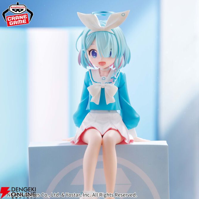 ブルアカ】アロナ＆プラナがPCやモニターの上にちょこんと寄り添う
