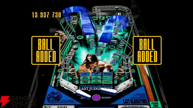 伝説のピンボールゲーム『Digital Pinball：Last Gladiators』が完全移植。Switch 2/Switch/Steamで2026年配信