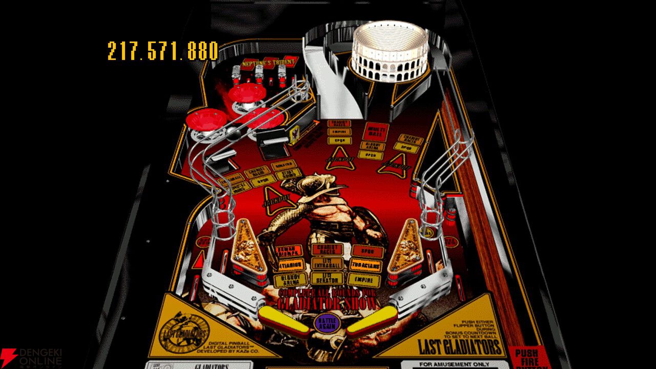 伝説のピンボールゲーム『Digital Pinball：Last Gladiators』が完全移植。Switch 2/Switch/Steamで2026年配信